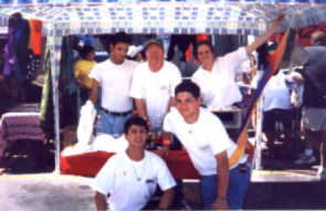 A few of us at LAMBDA's Pride '98 booth